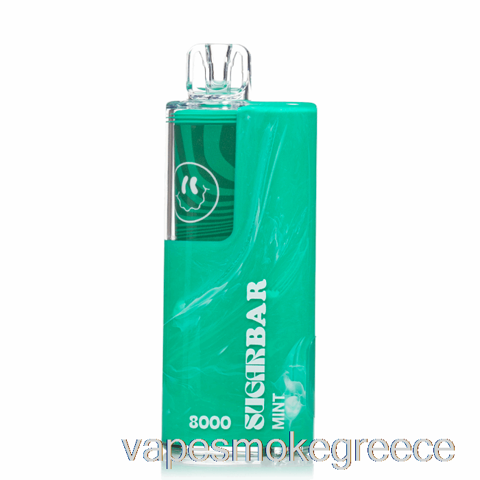 Vape Greece μπάρα ζάχαρης Sb8000 μέντα μιας χρήσης